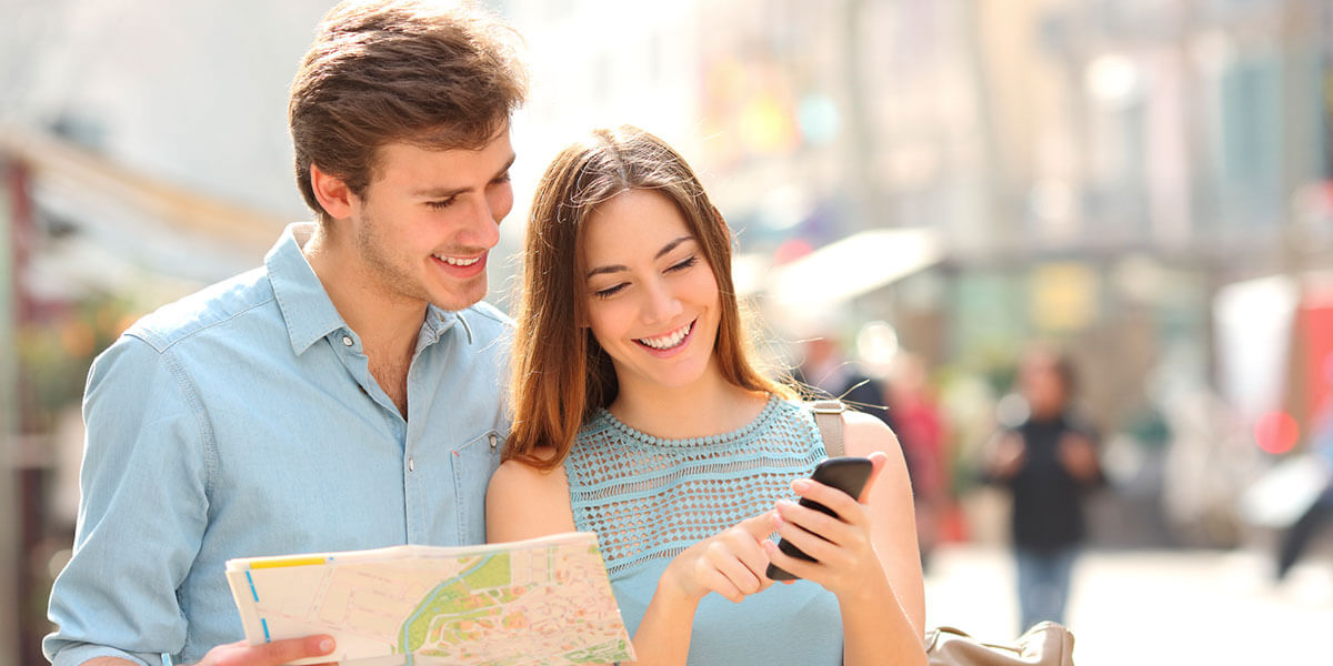 Decorative Image of Patients Looking at Map