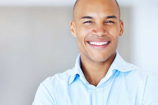 Older woman smiling